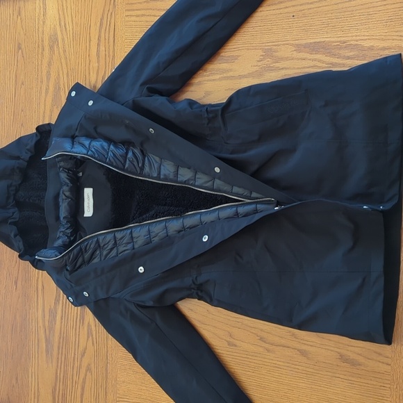 Calvin Klein Long Winter Coat Sz S - Picture 1 of 9